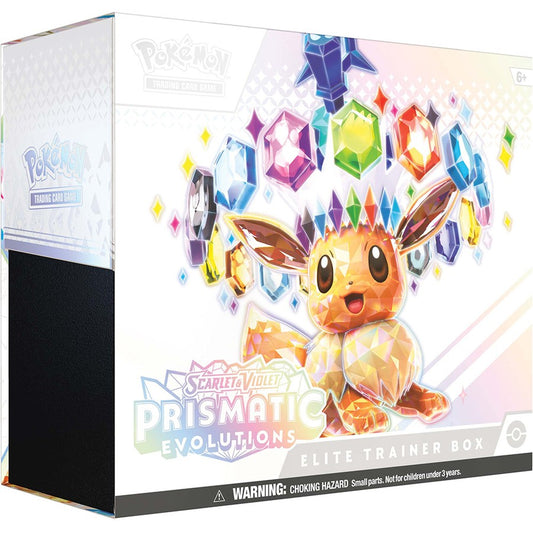 Pokémon TCG: Scarlet & Violet—Prismatic Evolutions Elite Trainer Box pre order release date 17/1/25