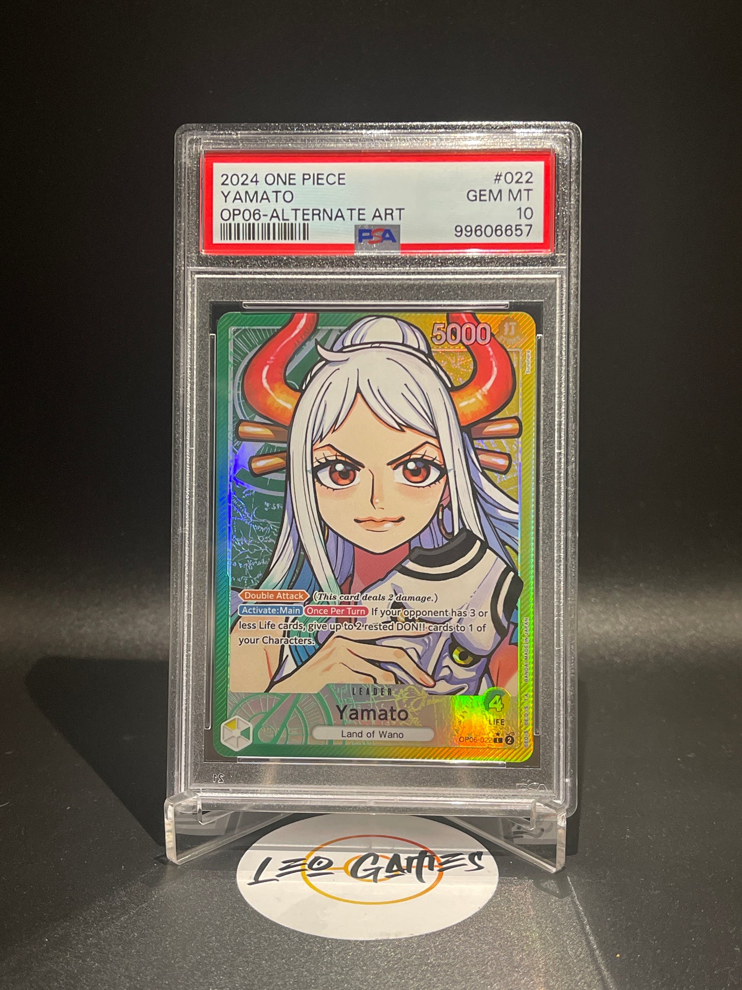 Yamato PSA 10 OP06 Alternate art