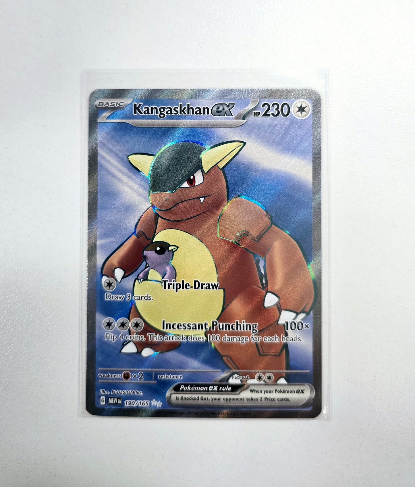 Kangaskhan ex 190/165 Scarlet & Violet 151 Ultra Rare