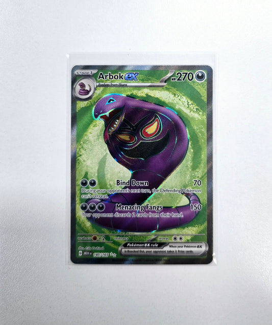 Pokémon Scarlet & Violet 151 - Arbok ex 185/165 Ultra Rare