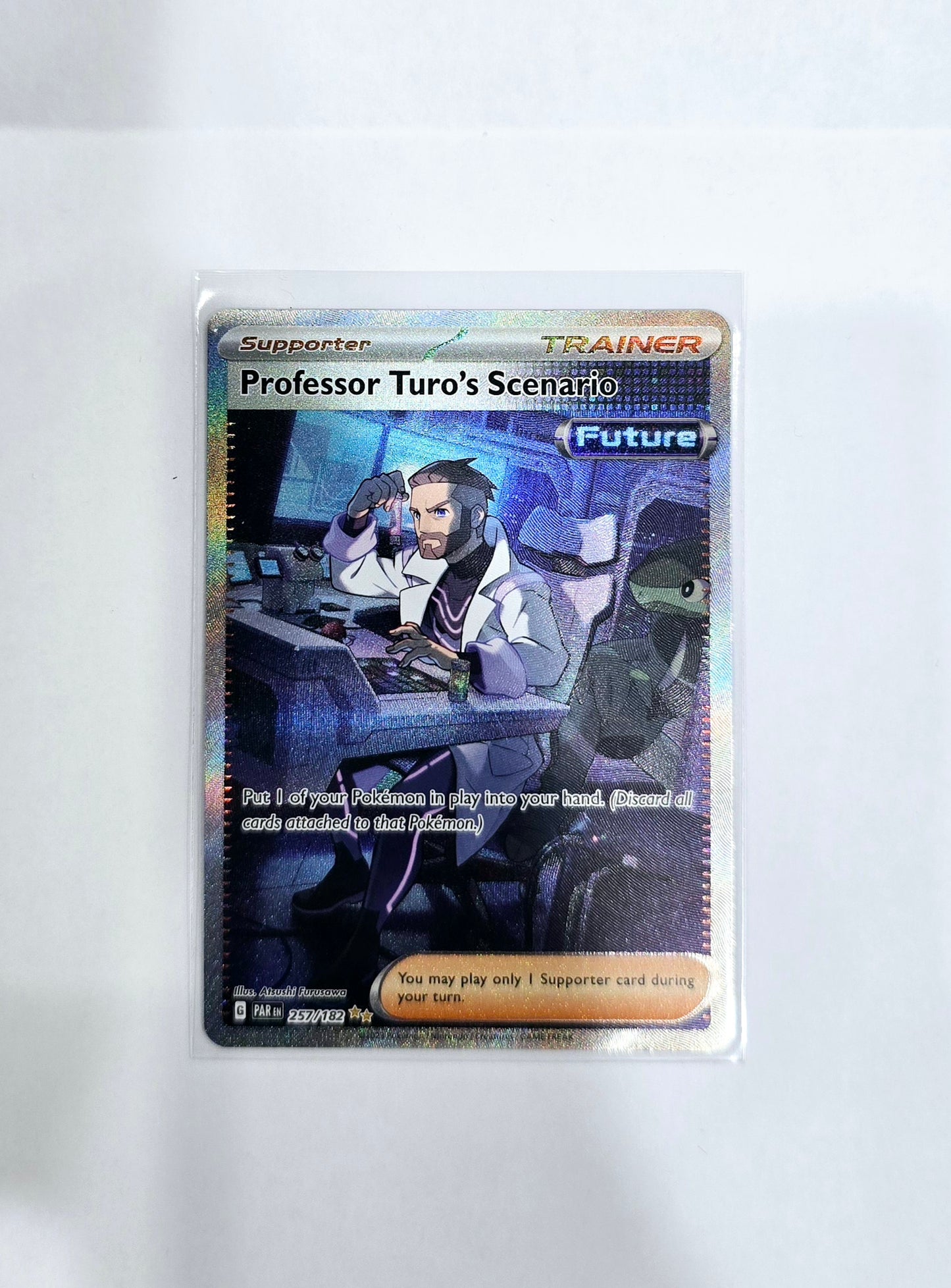 Professor turo's scenario 257/182 Full Art Secret Ultra Rare