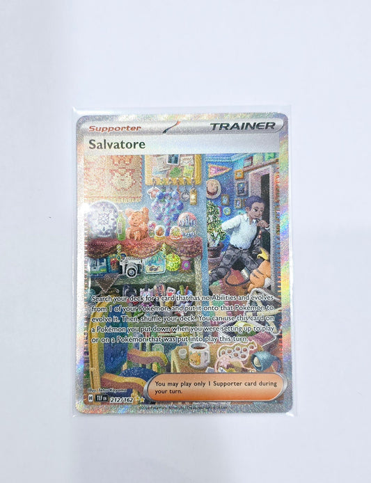 Salvatore 212/162 Temporal Forces  Special Illustration Rare Pokémon Card