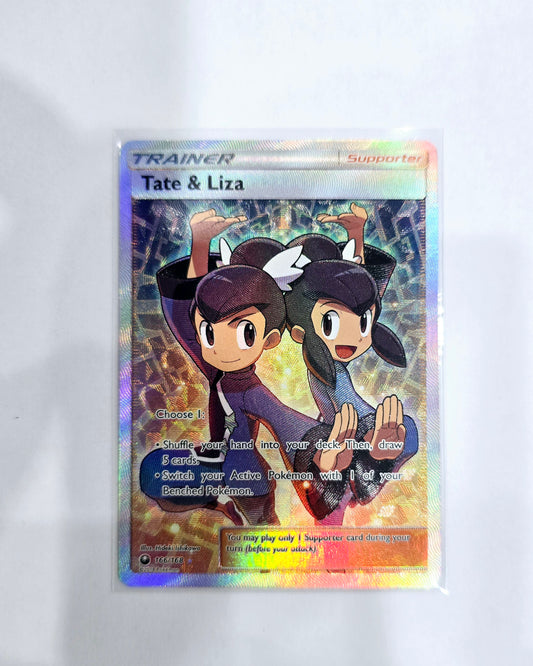 Pokémon TCG Tate & Liza Sun & Moon: Celestial Storm 166/168 Full Art