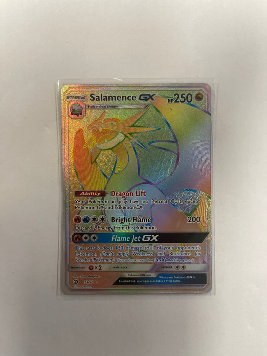 Pokemon TCG - Salamence-GX 73/70 Dragon Majesty Secret Rare