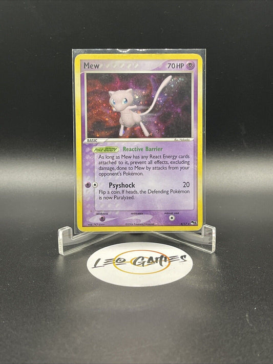 Pokémon TCG Mew Holo Promo #4 Pokemon Promos Holo Promo LP With Swirl