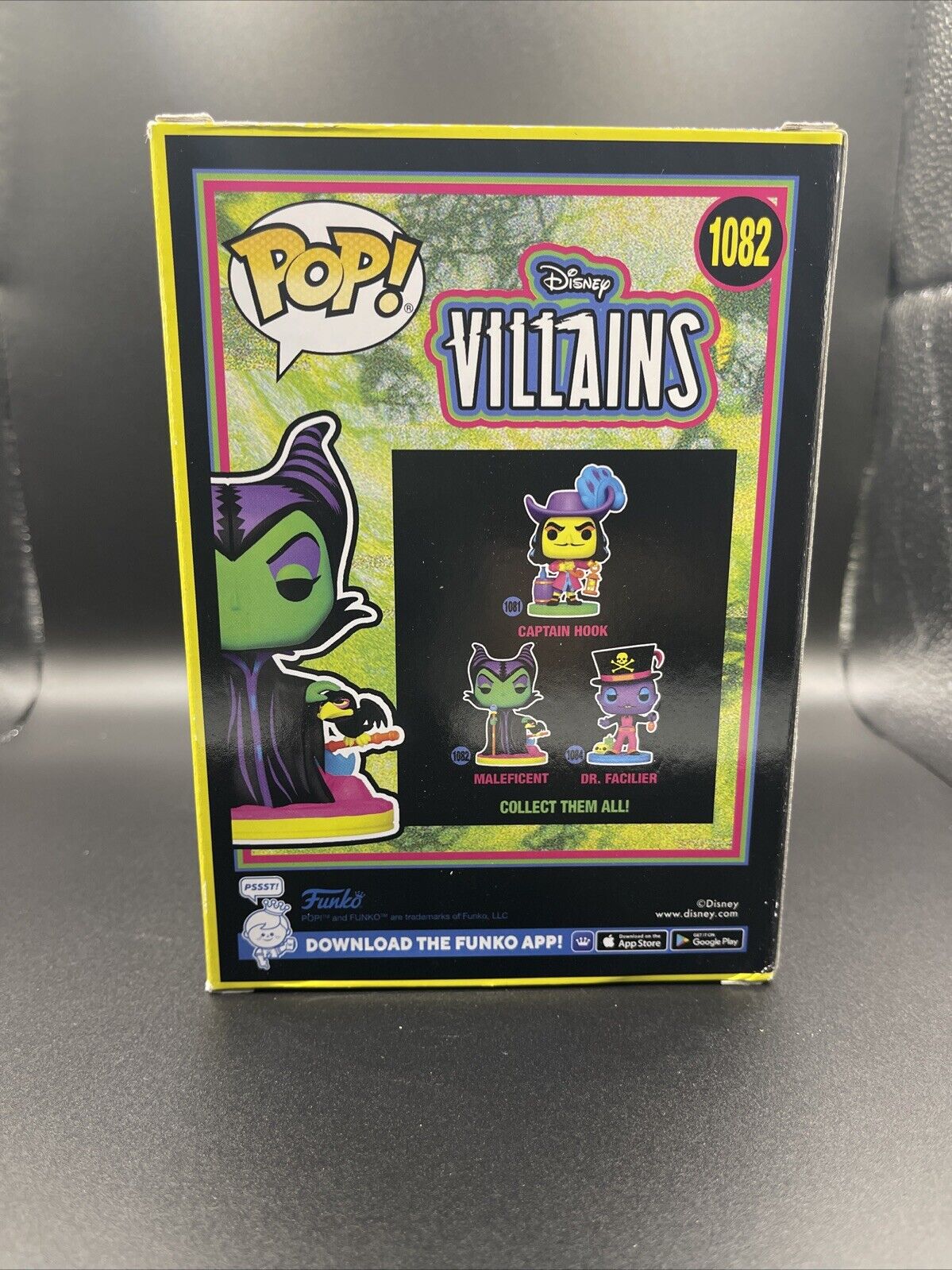 Funko POP! Disney: Blacklight Maleficent #1082 Hot Topic Exclusive