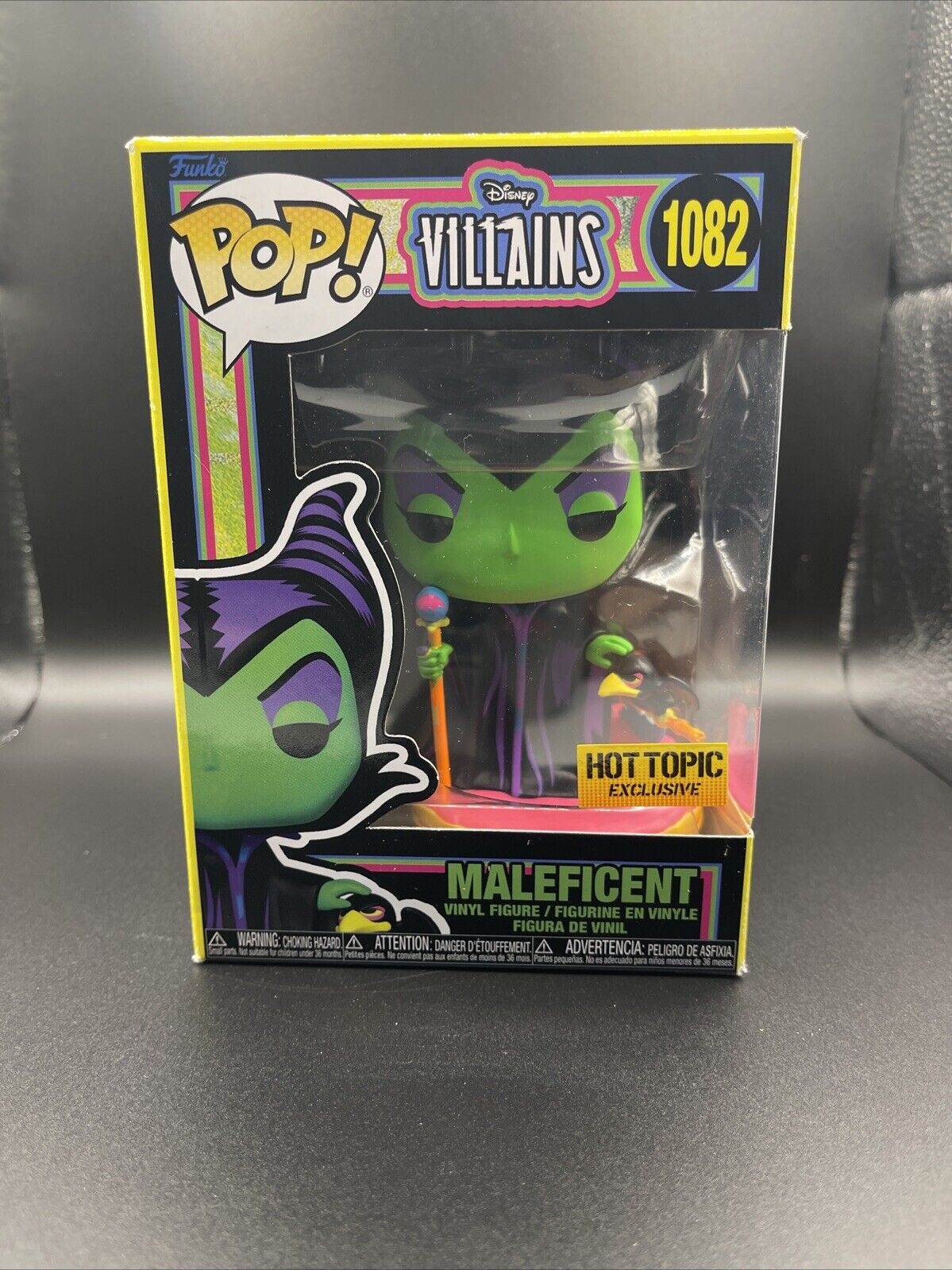 Funko POP! Disney: Blacklight Maleficent #1082 Hot Topic Exclusive