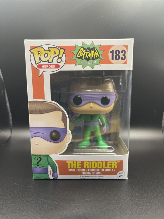 Funko Pop Heroes Batman Classic Tv Series The Riddler #183 Vinyl Figure