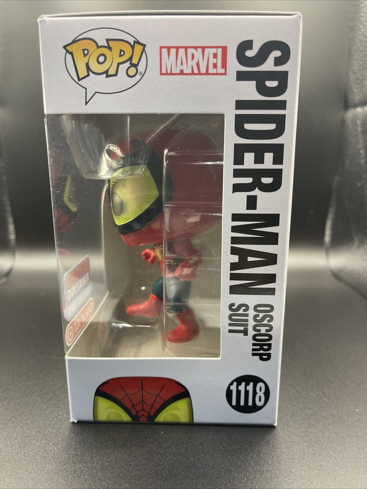 Funko Pop! Marvel Spider-Man Oscorp Suit #1118 Target Exclusive Beyond Amazing