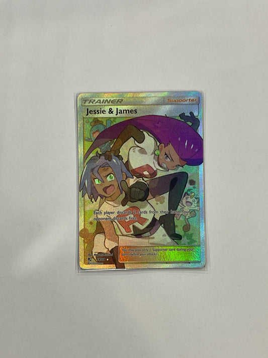 Jessie and James Trainer Full Art Hidden Fates Ultra Rare 68/68 Pokemon TCG