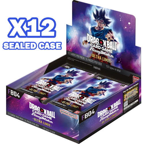 Dragon Ball Super Card Game - Fusion World - Ultra Limit [FB04] Booster Box x12 (Sealed Case)