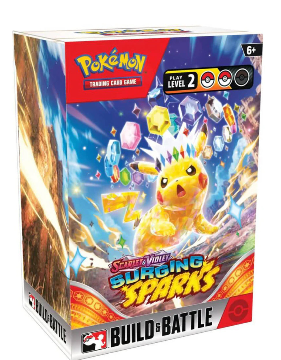 Pokemon TCG Scarlet & Violet Surging Sparks Build & Battle Box