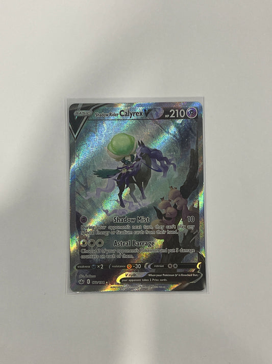 Shadow Rider Calyrex V 172/198 Alternate Art Chilling Reign Pokemon TCG