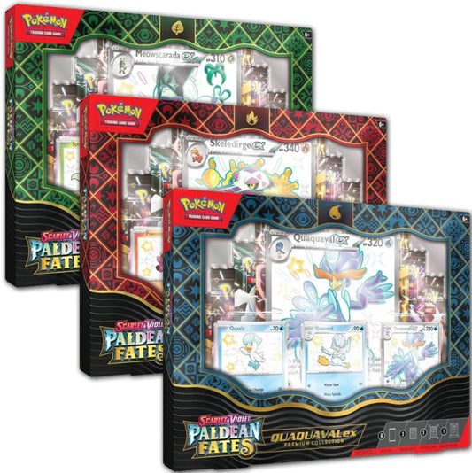 Pokemon TCG Paldean Fates Premium Collection Randomly assorted 1 box