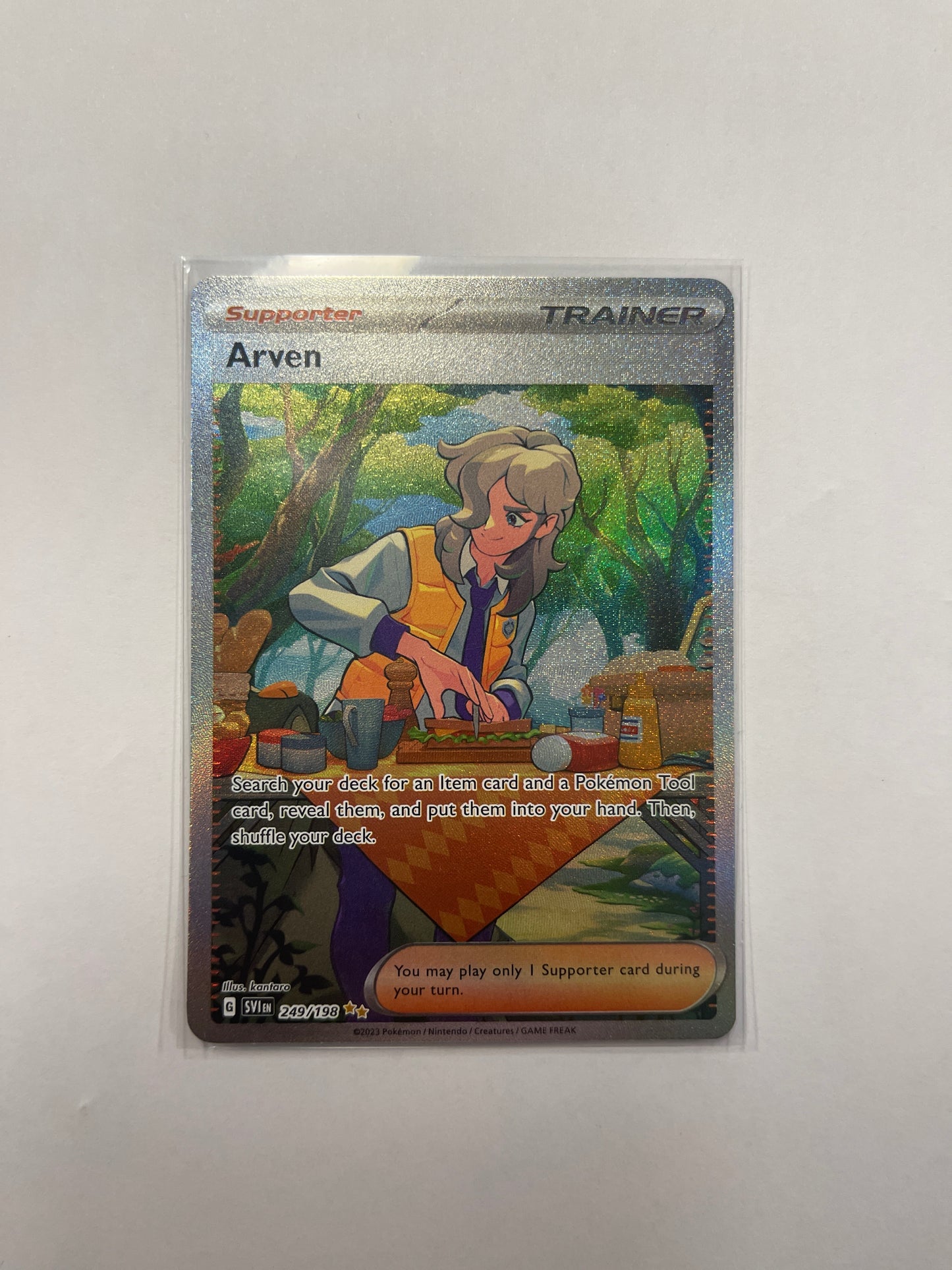 Arven 249/198 - Special Illustration Rare - Scarlet & Violet: Base - Pokémon TCG