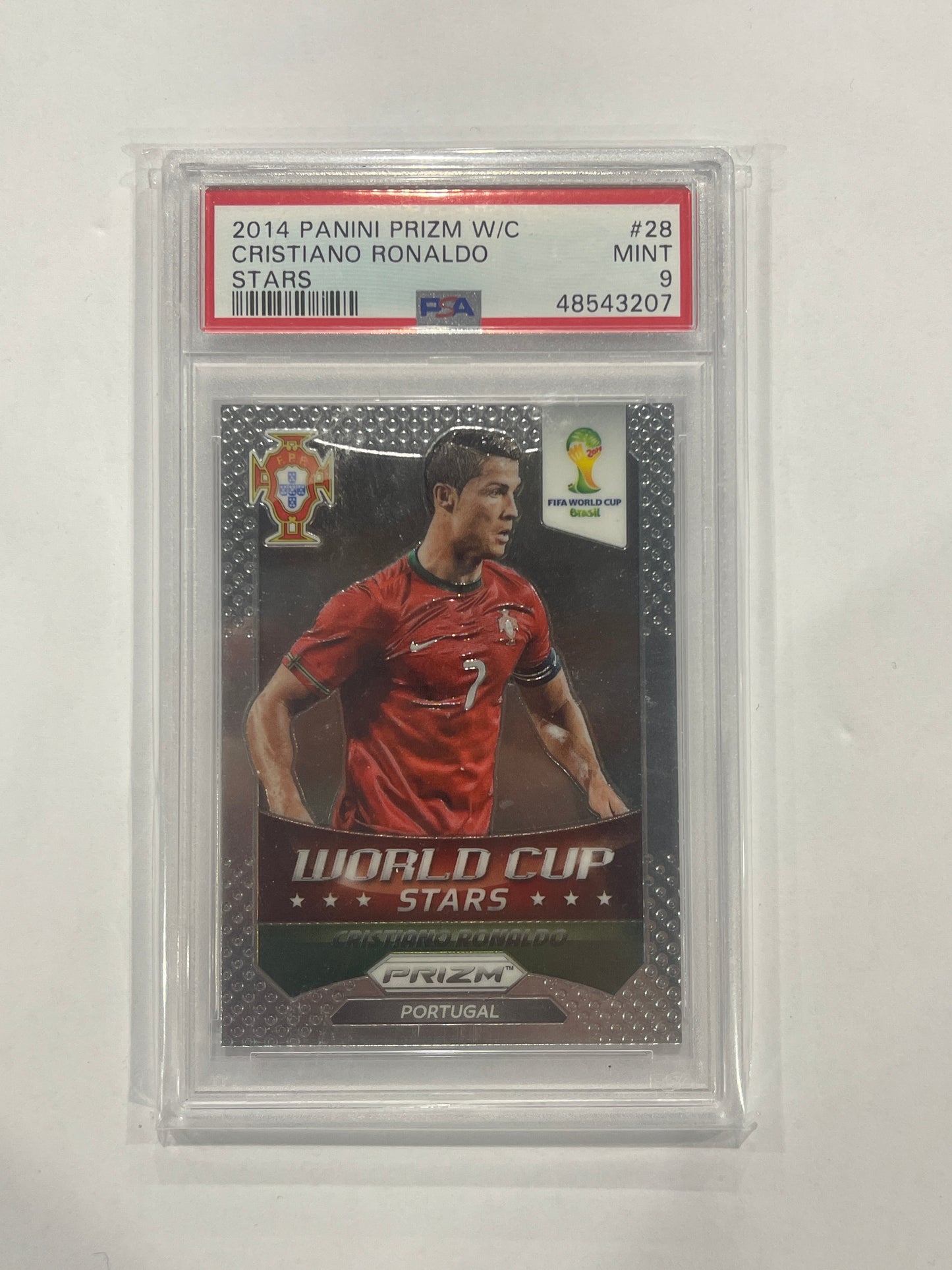 Cristiano Ronaldo PSA 9 2014 world cup stars