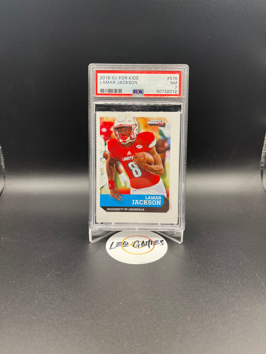 Lamar Jackson PSA 7