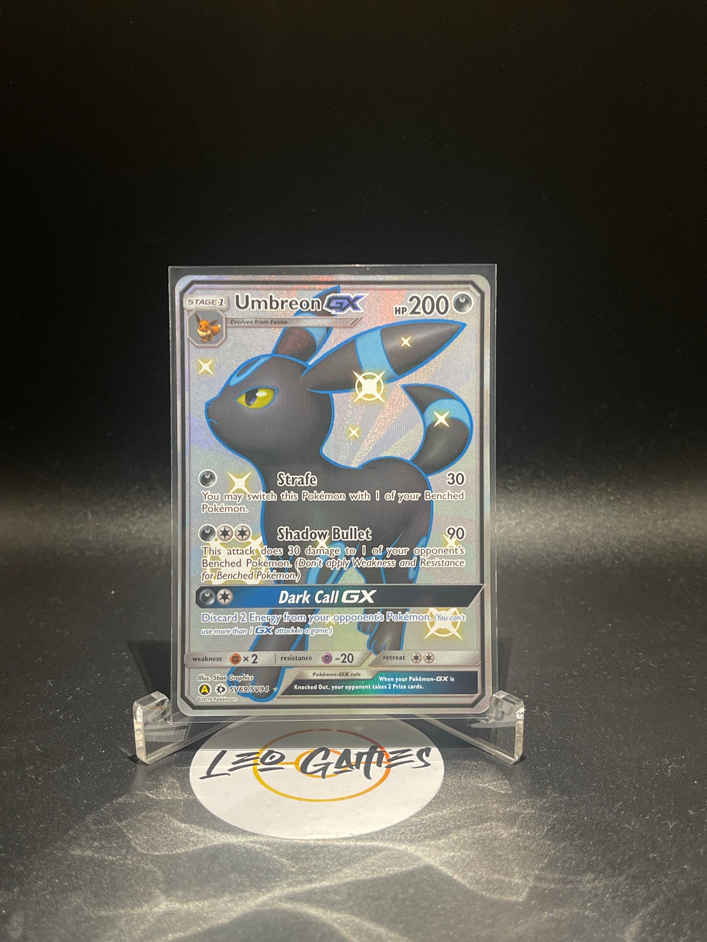 Umbreon GX SV69/SV94 Hidden Fates MINT