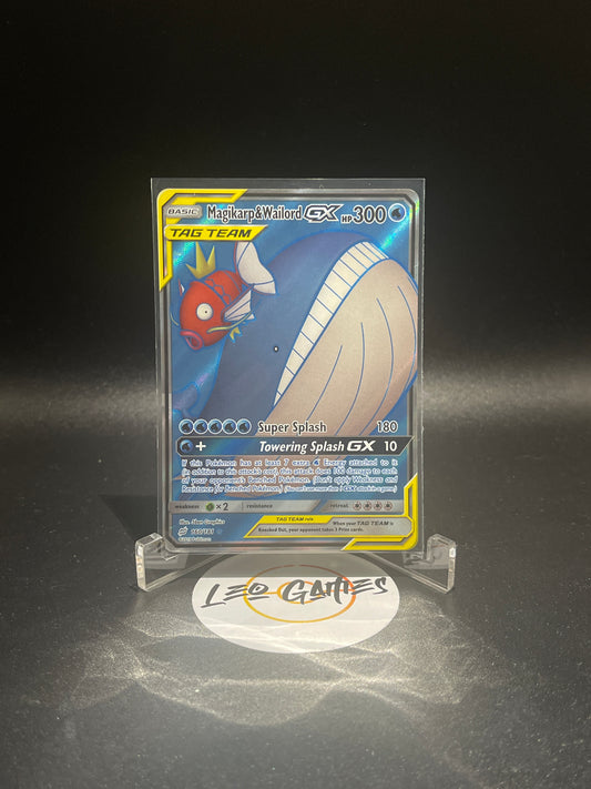 Magikarp & Wailord GX #160 Pokemon Team Up