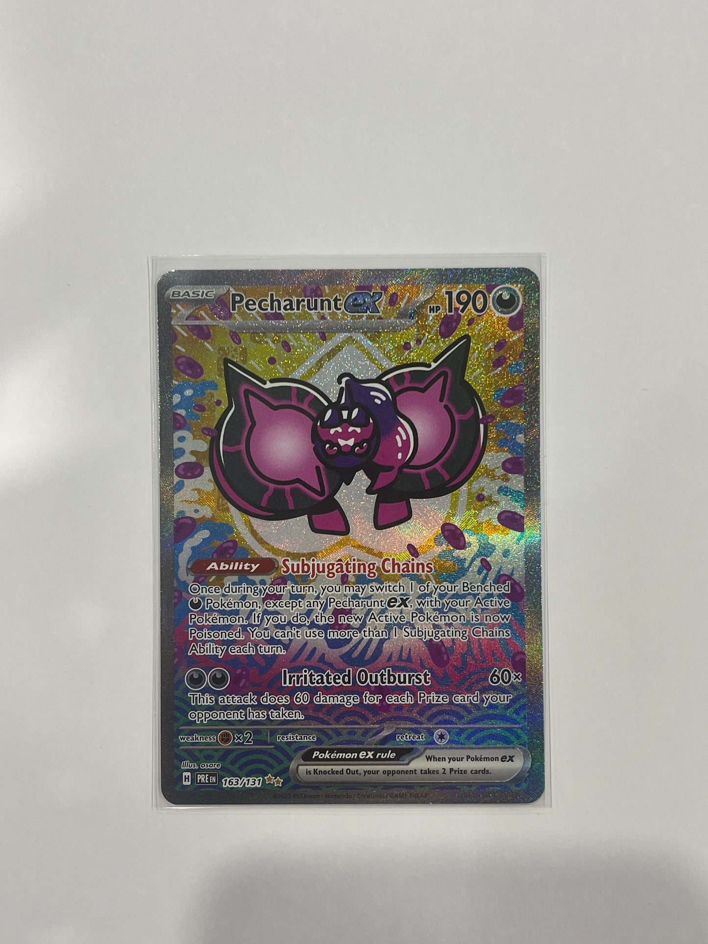 Pecharunt ex 163/131 Special Illustration Rare (SIR) - Prismatic Evolutions