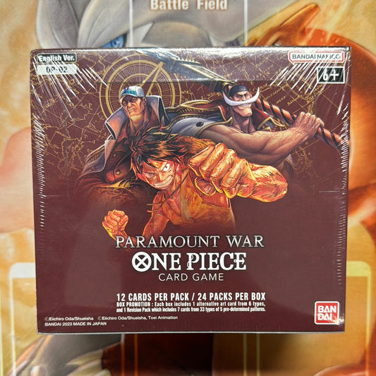 One Piece Card Game Paramount War OP-02 Booster Box