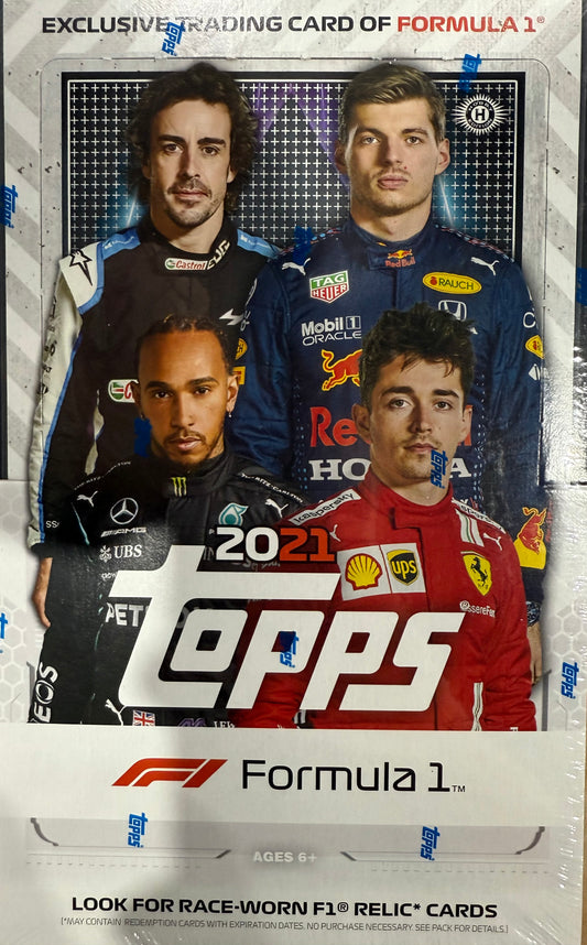 2021 TOPPS F1 FLAGSHIP FORMULA ONE HOBBY BOX