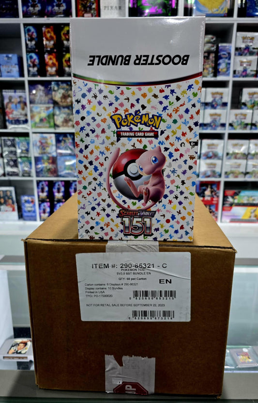 Pokemon 151 Booster bundle sealed case of cases x 6 booster bundle cases