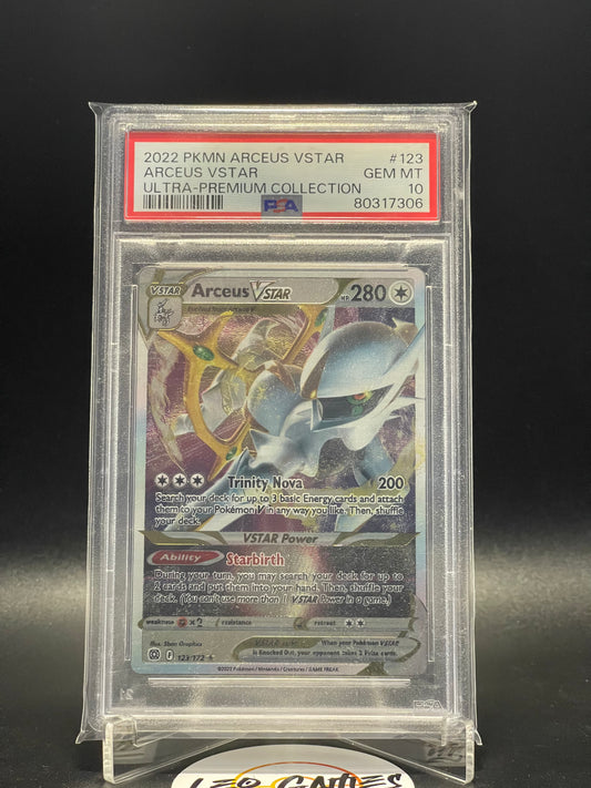 PSA 10 2022 Arceus VSTAR 123/172 Ultra-Premium Collection