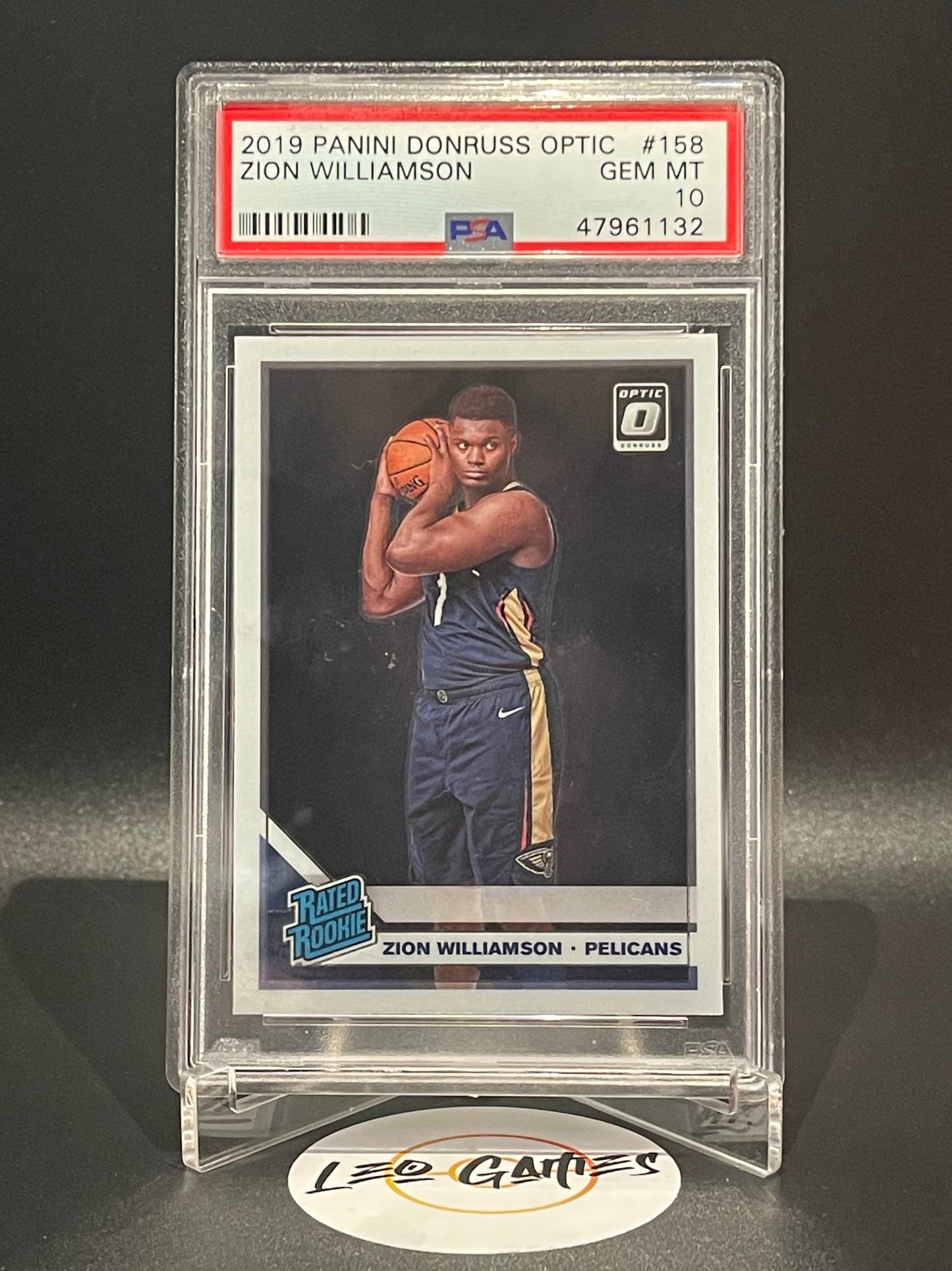 2019 Zion Williamson Rated Rookie [Donruss Optic] PSA 10