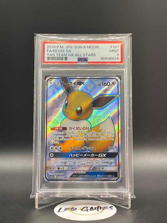 Eevee GX 187/173 [sm12a] PSA 9 Japanese