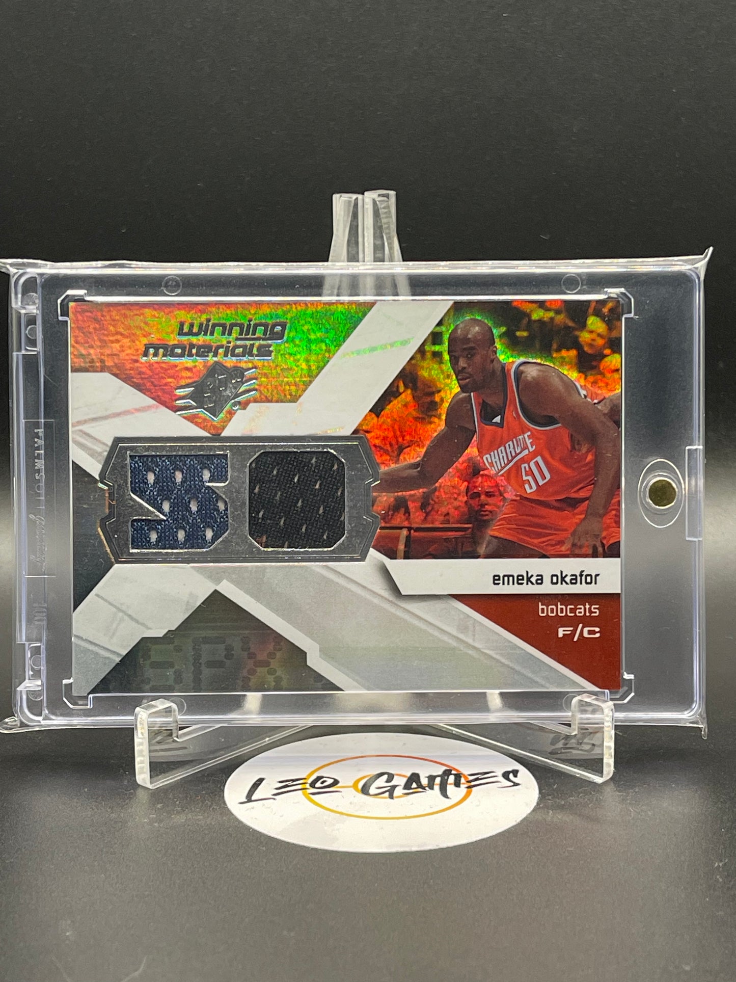 Emeka Okafor Game Worn Patch WMJ-EO [NBA SPX]