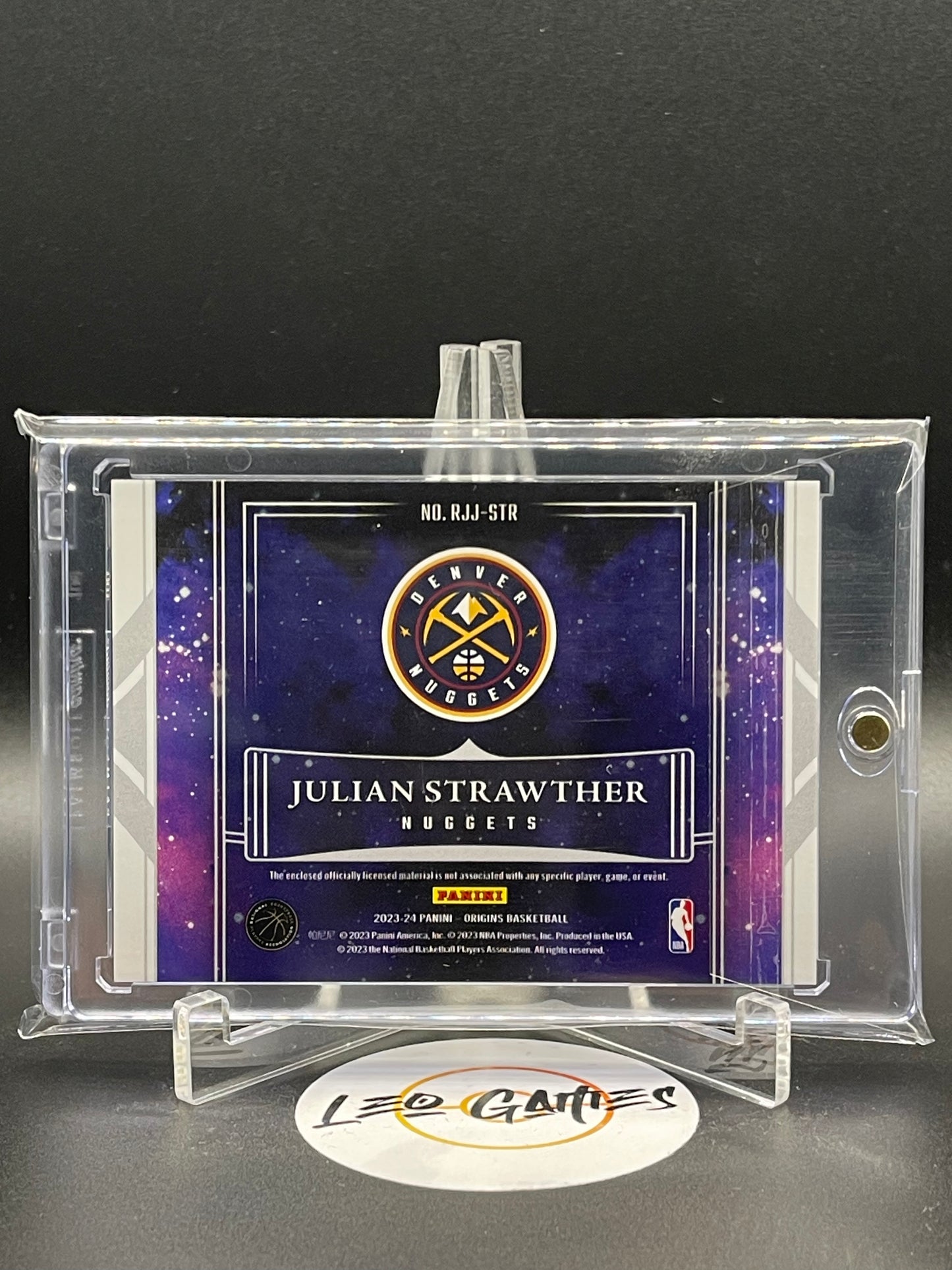 Rookie Jumbo Jerseys Julian Strawther No. RJJ-STR [Origins Basketball]