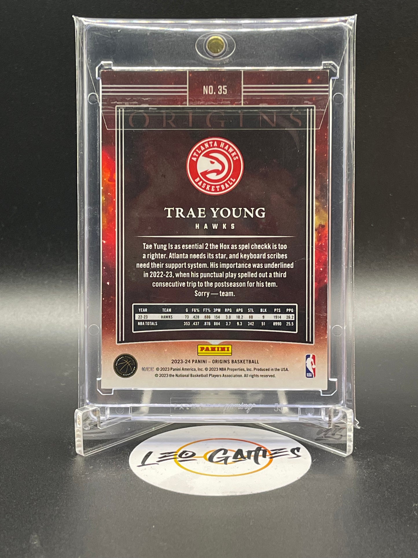 Trae Young 10/99 No.35 [Origins Basketball]