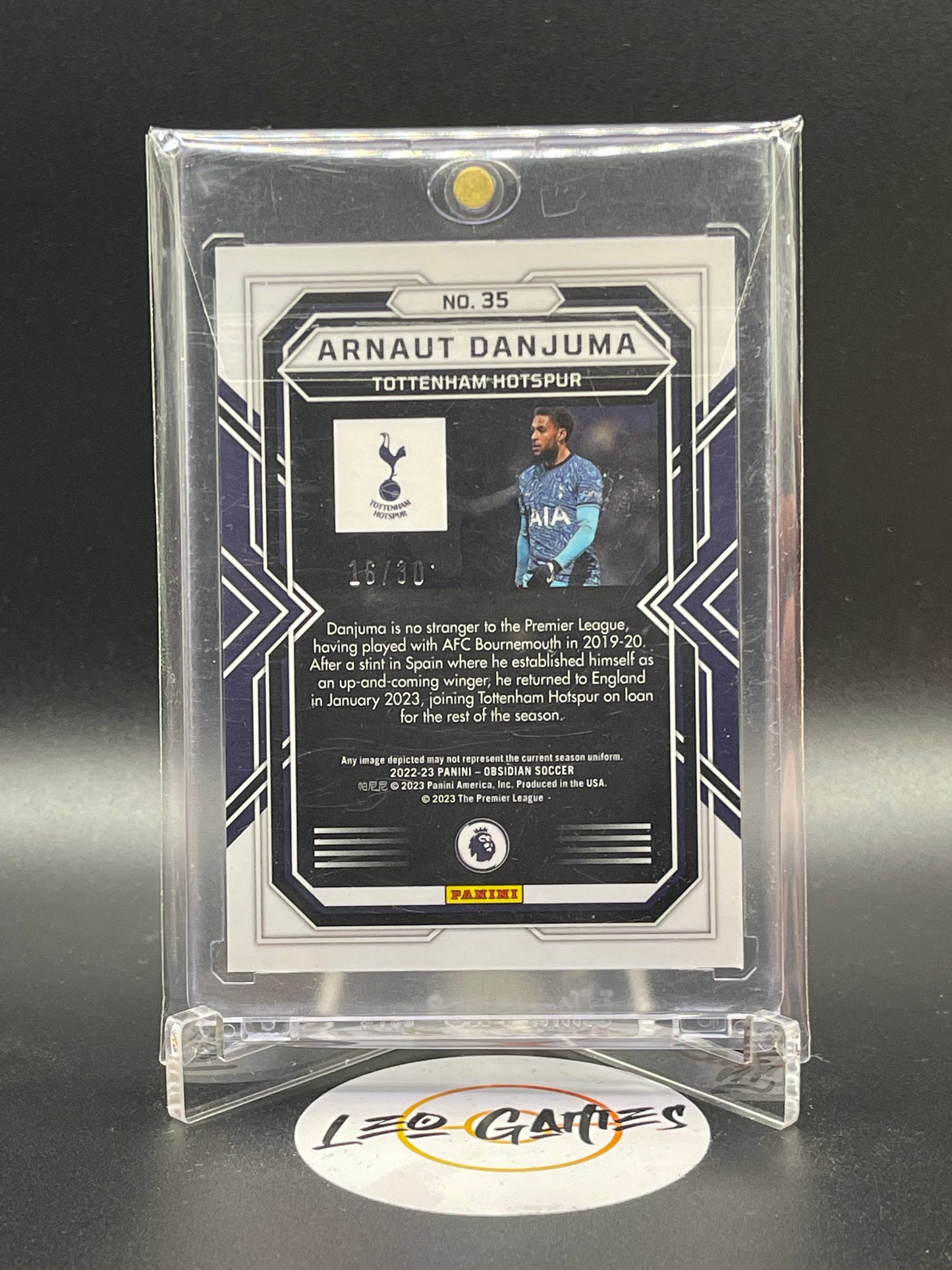 Arnaut Danjuma 16/30 No. 35 [Obsidian Soccer]