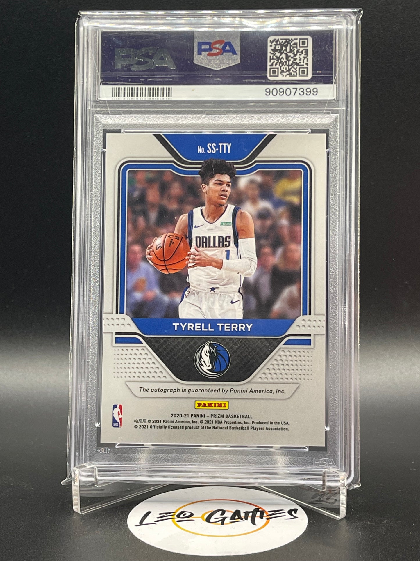 Tyrell Terry Autograph No.SS-TTY PSA 10