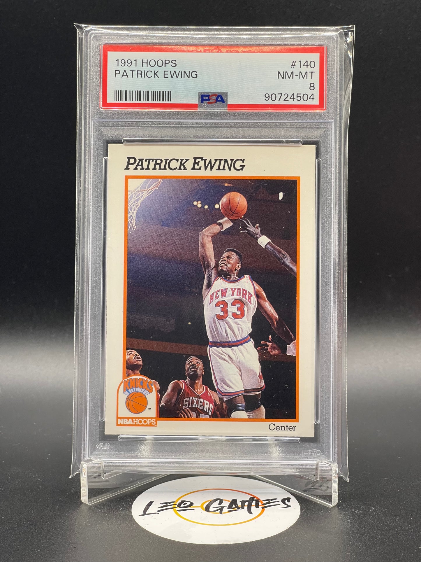 1991 Hoops Patrick Ewing [HOOPS Basketball] PSA 8