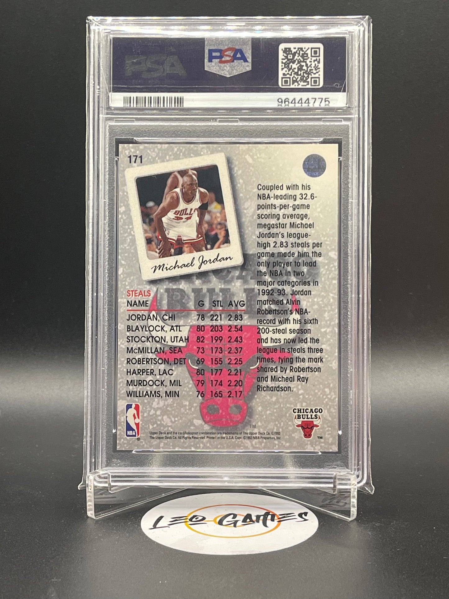 1993 Upper Deck Michael Jordan PSA 9