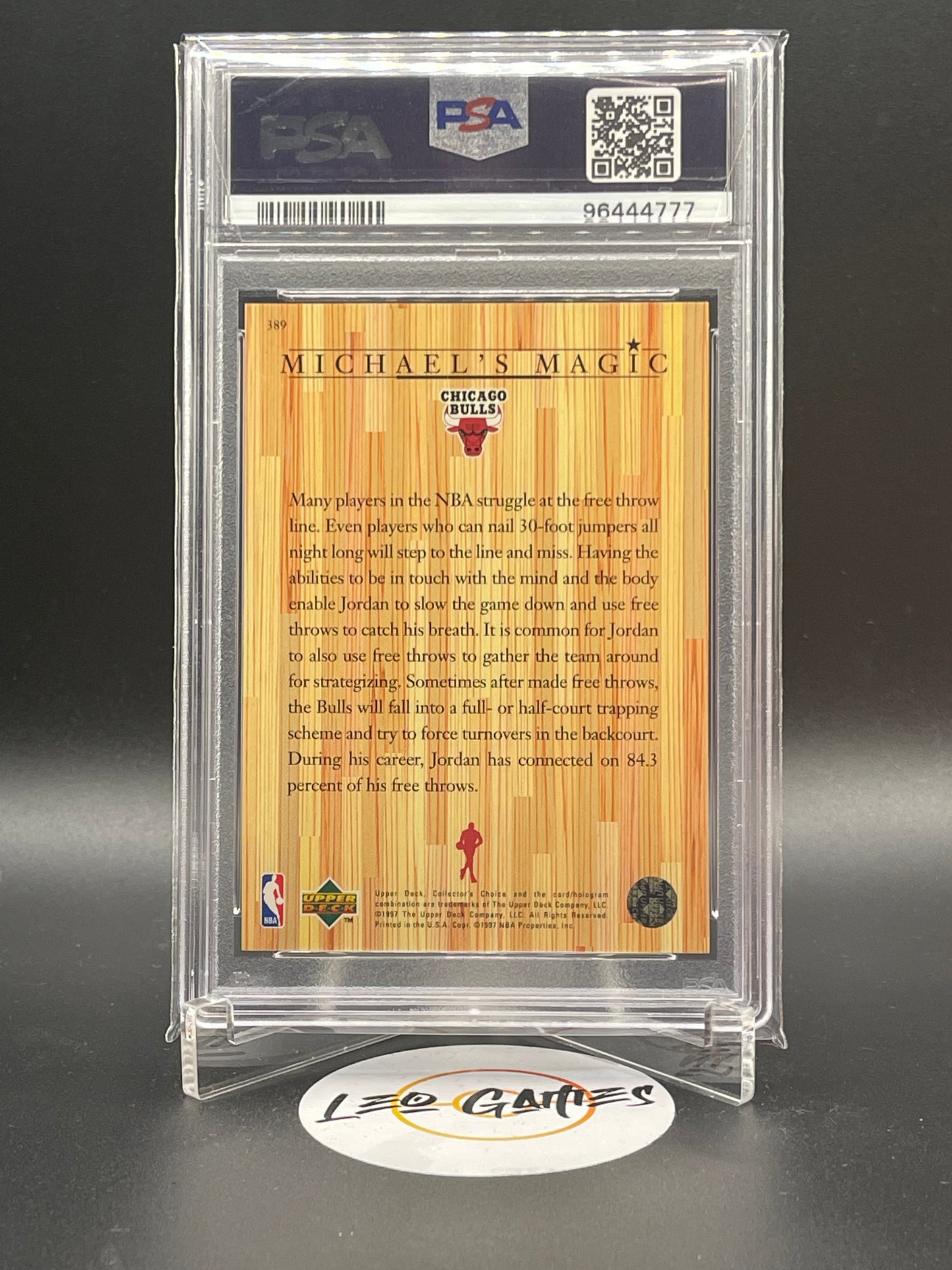 1997 Coll. Choice Michael Jordan PSA 6