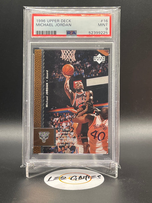 1996 Upper Deck Michael Jordan PSA 9