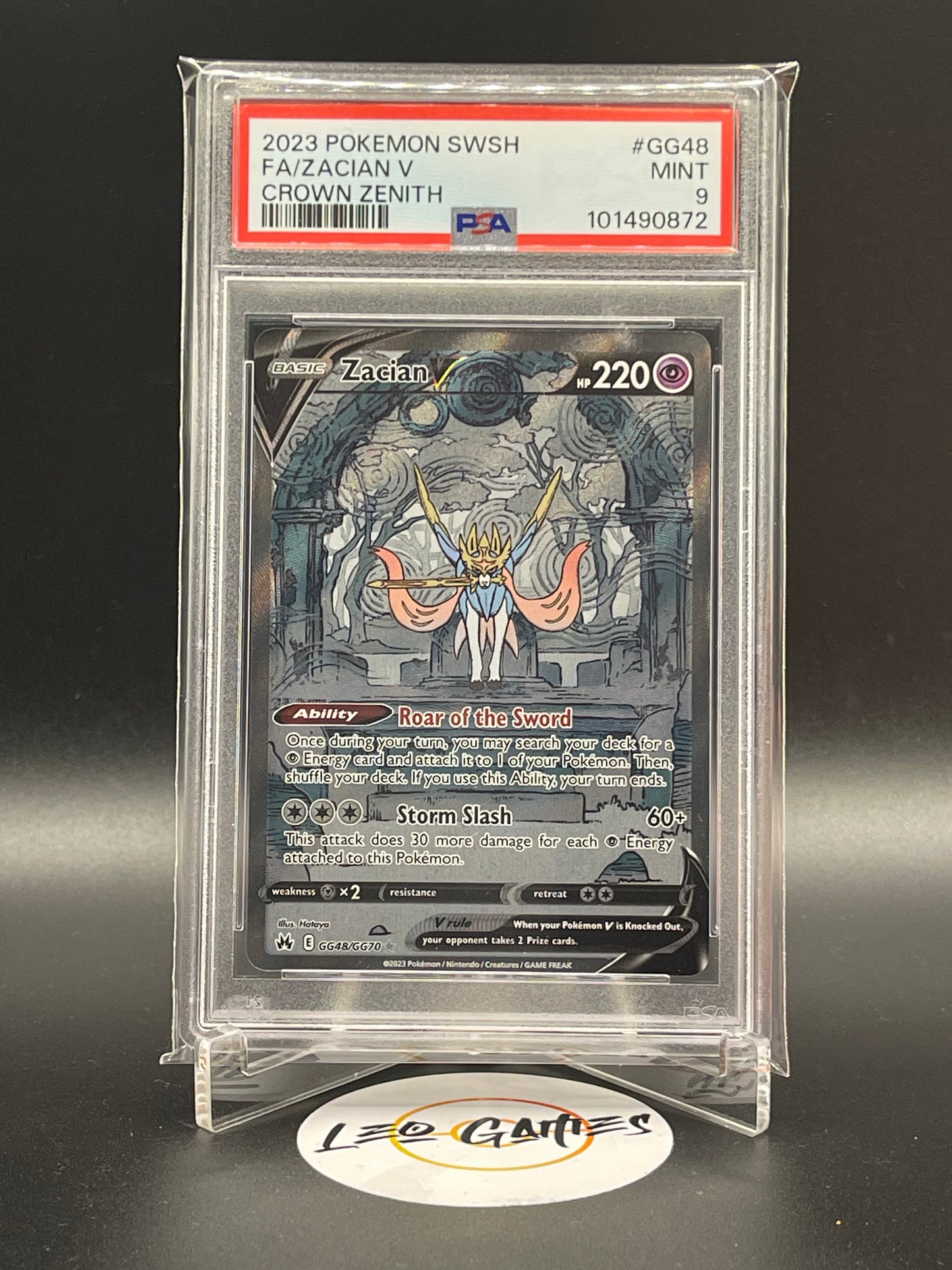 2023 Zacian V GG48/GG70 [Crown Zenith] PSA 9