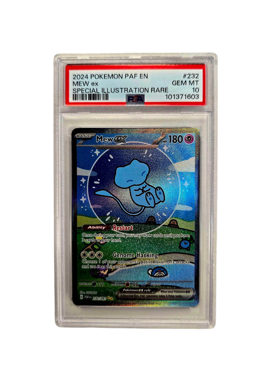 2024 Pokemon Paldean Fates #232 Mew EX Special Illustration Rare PSA 10 Gem Mint TCG