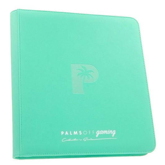 Collector's Series 12 Pocket Zip Trading Card Binder - TURQUOISE