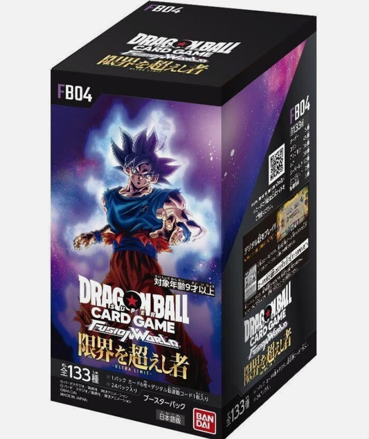 Dragon Ball FUSION WORLD FB04 Booster Box Ultra Limit Japanese