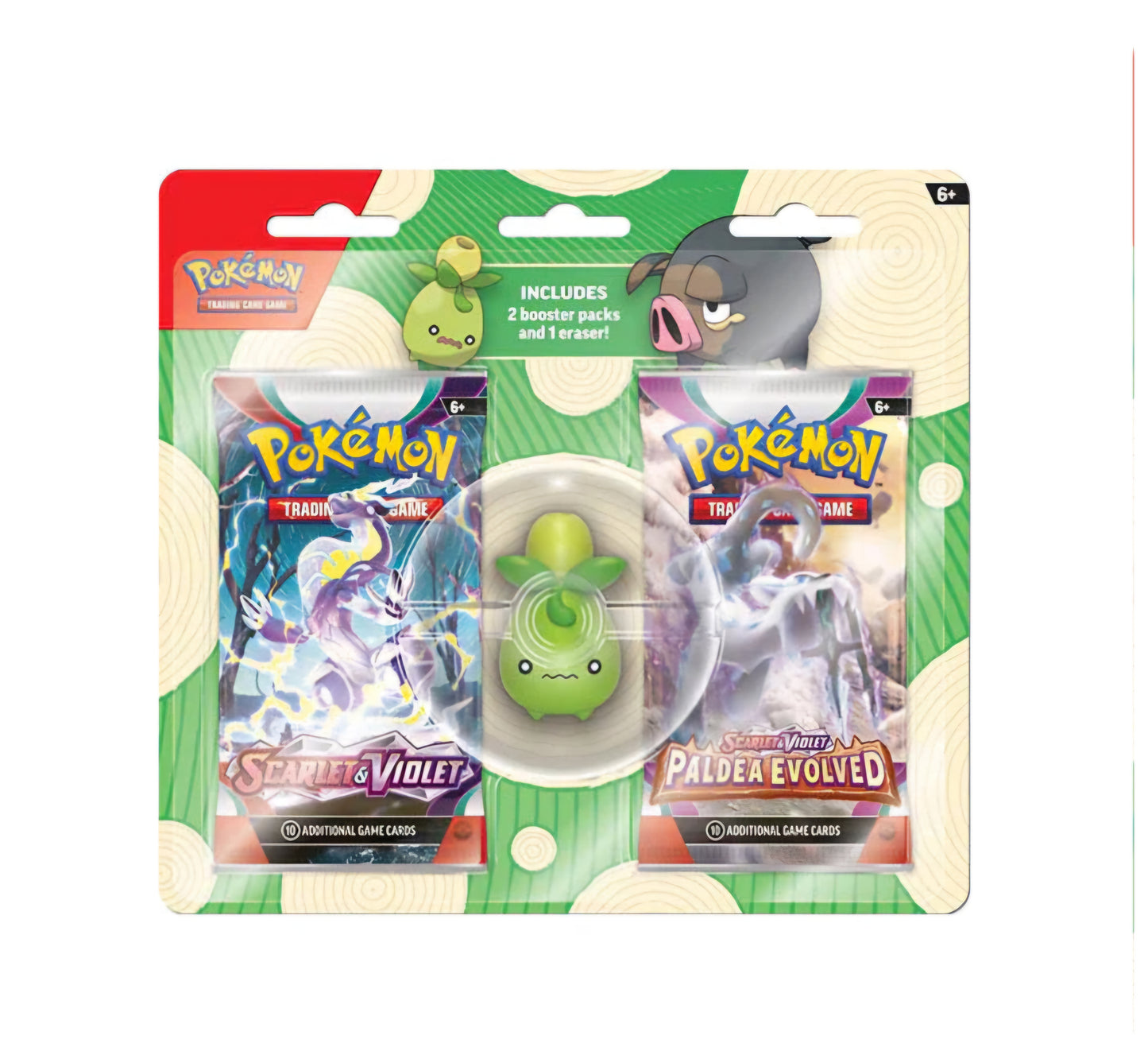 POKEMON TCG ERASER 2PK (assorted)