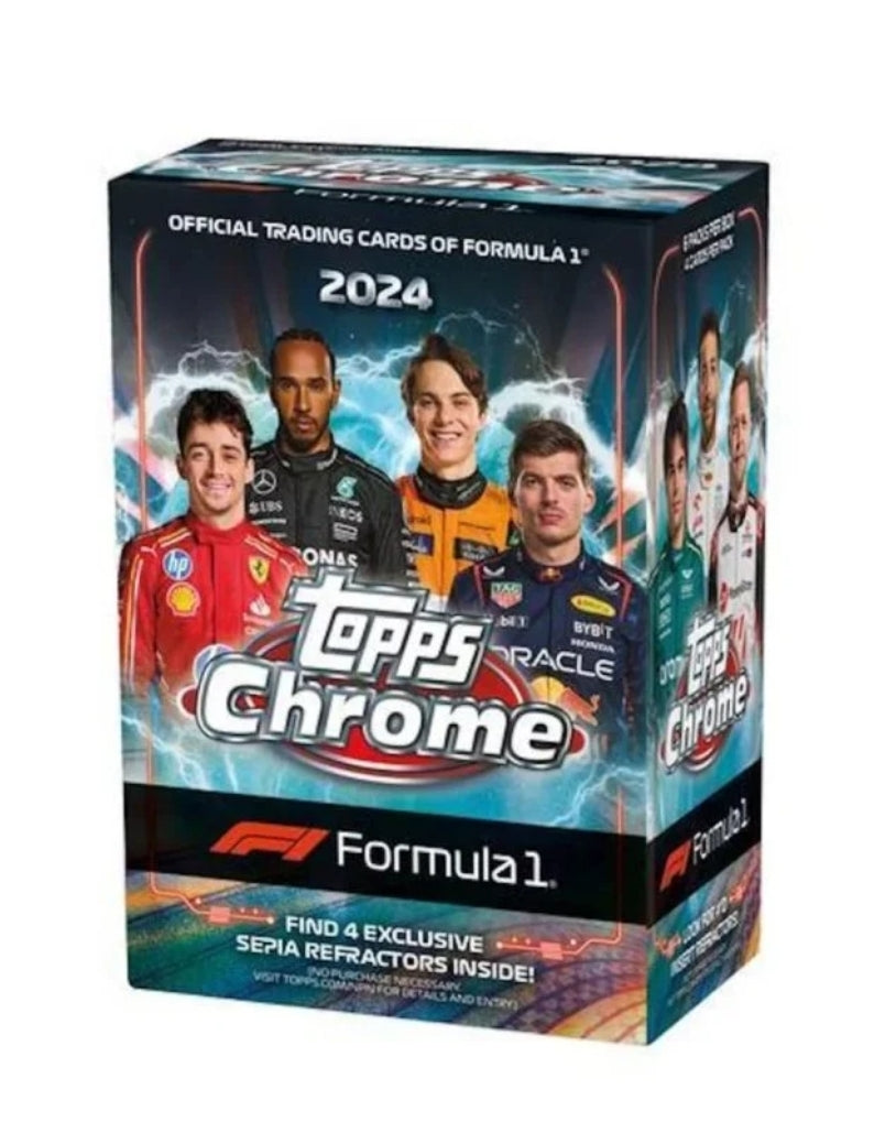 Topps 2024 Chrome Formula One Racing Value Blaster Box