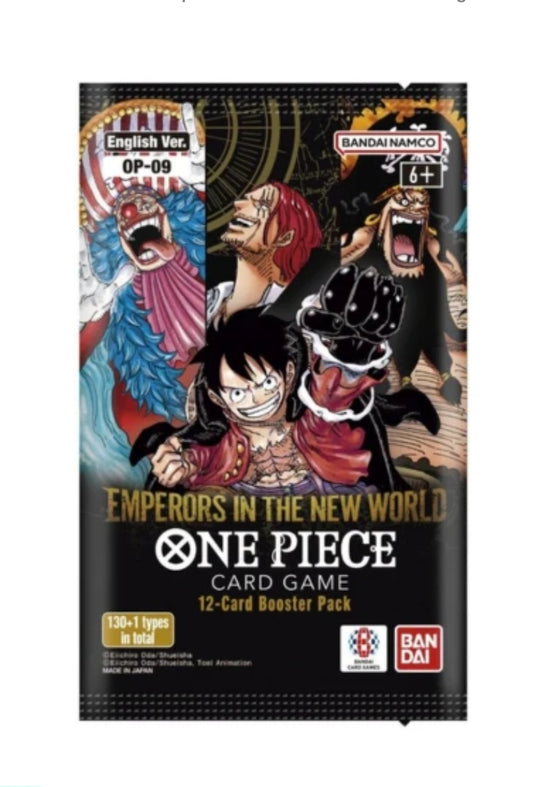 One Piece Card Game Emperors in the New World OP-09 Single Booster Pack