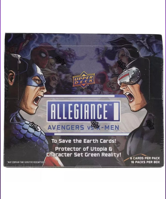 2023 Upper Deck Marvel Allegiance: Avengers vs X-Men Hobby Box