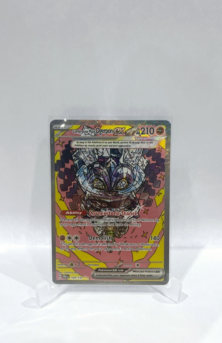 Cornerstone Mask Ogerpon Ex Special Ill Rare Prismatic Evolutions 160/131