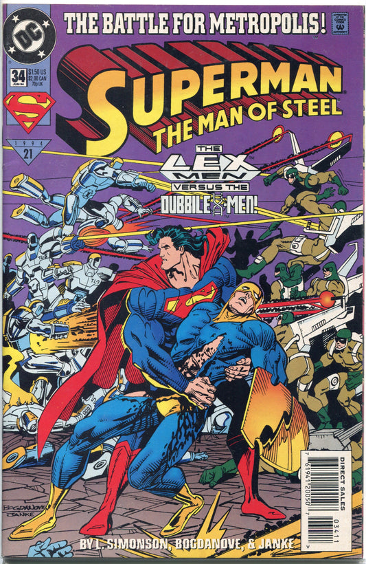 Superman: The Man of Steel #34