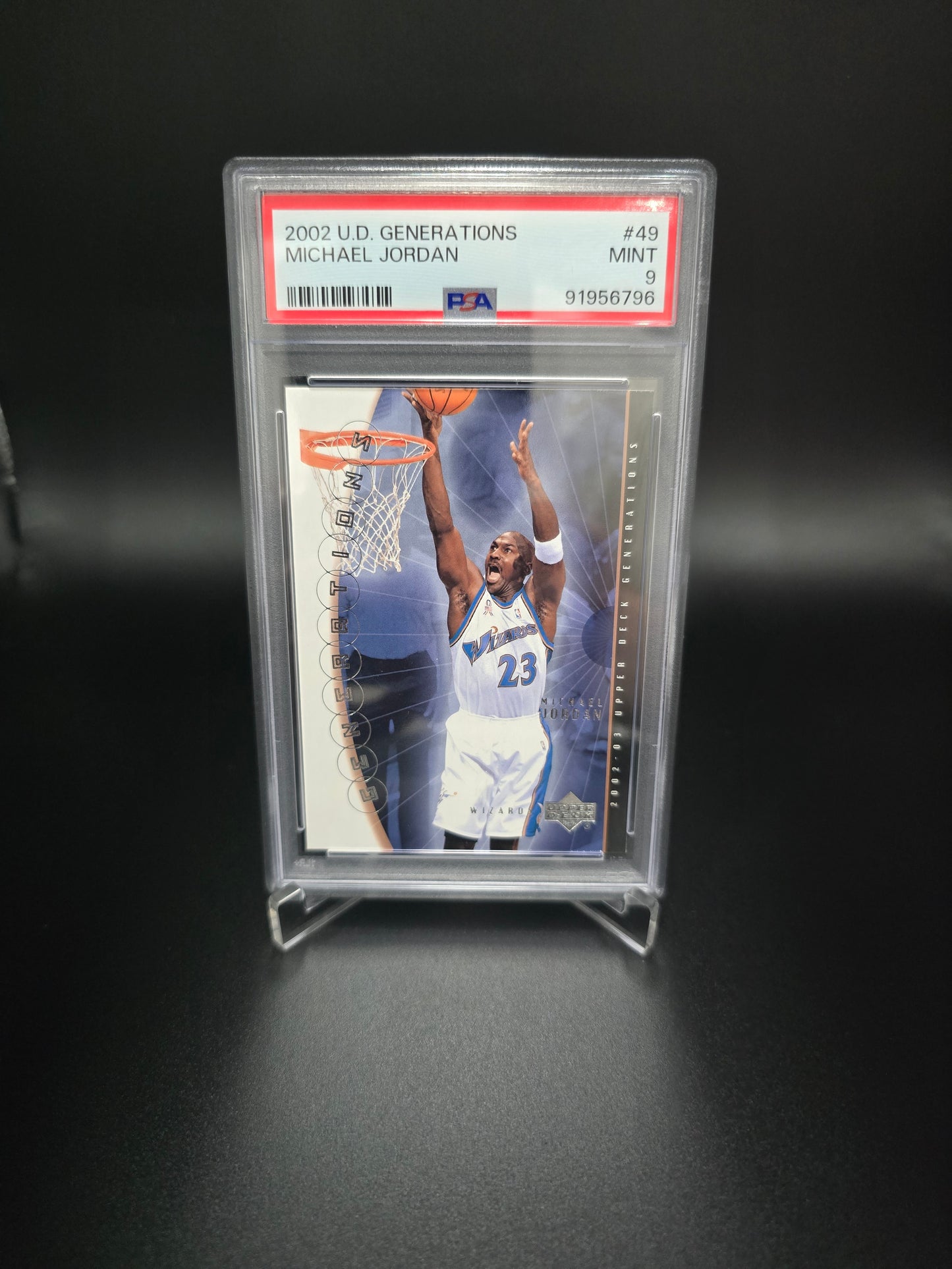 2002 Upper Deck Generations Michael Jordan #49 PSA 9